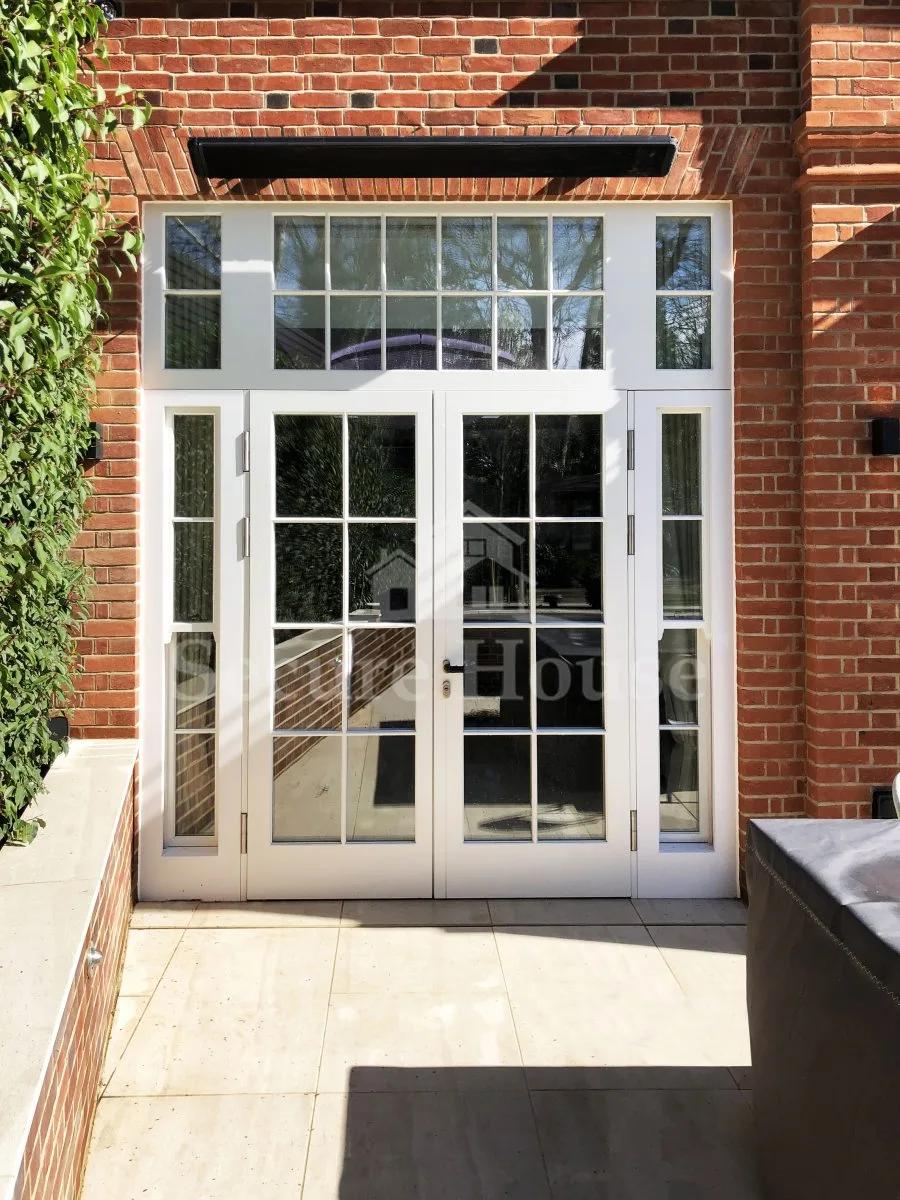 French Doors in the Making at a Luxurious Full House Project
