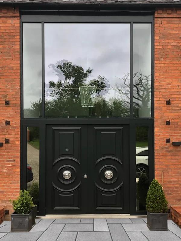 Industrial Steel Doors with Glass